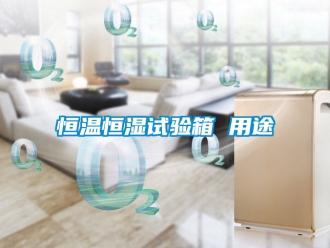 知识百科恒温恒湿试验箱 用途
