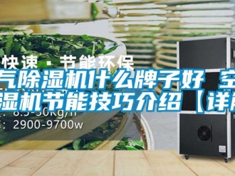 行业新闻空气除湿机什么牌子好 空气除湿机节能技巧介绍【详解】