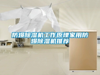 企业新闻防爆除湿机工作原理家用防爆除湿机推荐