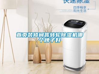 常见问题首页装修问答转轮除湿机哪个牌子好