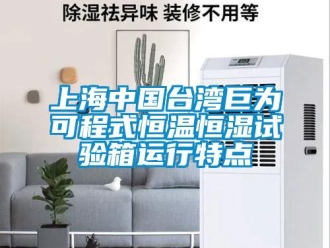知识百科上海中国台湾巨为可程式恒温恒湿试验箱运行特点