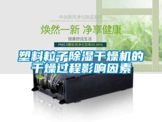 知识百科塑料粒子除湿干燥机的干燥过程影响因素
