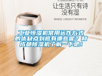 常见问题工业恒湿机常用运作方式的优缺点到底有哪些呢？和成都除湿机了解一下吧！
