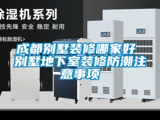 企业新闻成都别墅装修哪家好 别墅地下室装修防潮注意事项