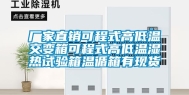厂家直销可程式高低温交变箱可程式高低温湿热试验箱温循箱有现货