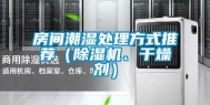 房间潮湿处理方式推荐（除湿机、干燥剂）