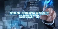 1000L可编程恒温恒湿试验箱武汉厂家