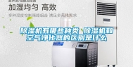 除湿机有哪些种类 除湿机和空气净化器的区别是什么