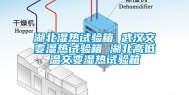 湖北湿热试验箱 武汉交变湿热试验箱 湖北高低温交变湿热试验箱