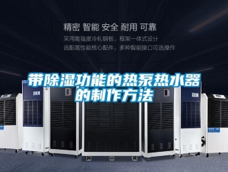 行业新闻带除湿功能的热泵热水器的制作方法