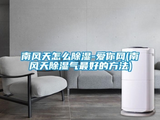 企业新闻南风天怎么除湿-爱你网(南风天除湿气最好的方法)