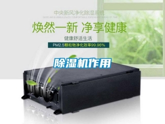 企业新闻除湿机作用