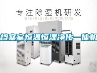 知识百科档案室恒温恒湿净化一体机