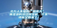 北方人不懂的“回南天”，潮湿急购活仕除湿机，干爽地板又回来了！