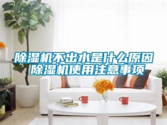 企业新闻除湿机不出水是什么原因 除湿机使用注意事项