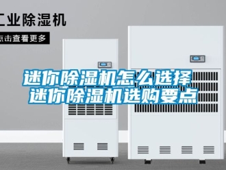 行业新闻迷你除湿机怎么选择 迷你除湿机选购要点