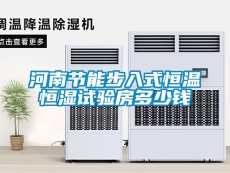 知识百科河南节能步入式恒温恒湿试验房多少钱