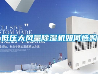 常见问题低压大风量除湿机如何选购