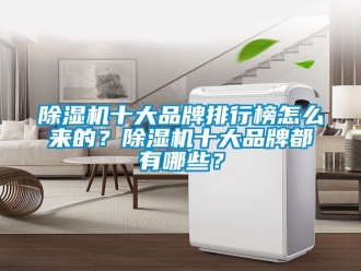 企业新闻除湿机十大品牌排行榜怎么来的？除湿机十大品牌都有哪些？