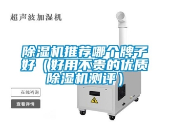 行业新闻除湿机推荐哪个牌子好（好用不贵的优质除湿机测评）