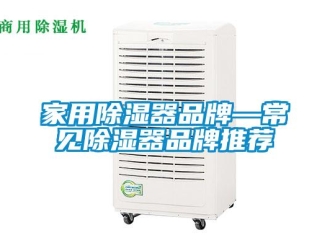 行业新闻家用除湿器品牌—常见除湿器品牌推荐
