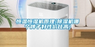 恒温恒湿机原理{除湿机哪个牌子好性价比高}