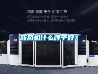 企业新闻新风机什么牌子好？