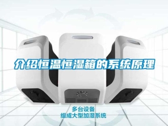 知识百科介绍恒温恒湿箱的系统原理