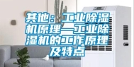 其他：工业除湿机原理—工业除湿机的工作原理及特点