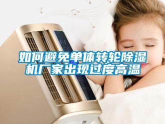 企业新闻如何避免单体转轮除湿机厂家出现过度高温
