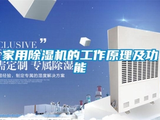 行业新闻家用除湿机的工作原理及功能