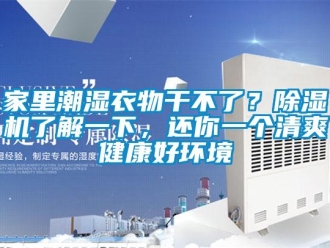 行业新闻家里潮湿衣物干不了？除湿机了解一下，还你一个清爽健康好环境