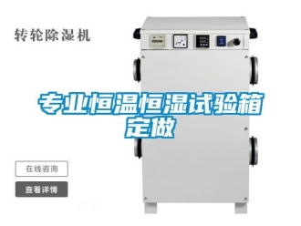知识百科专业恒温恒湿试验箱定做
