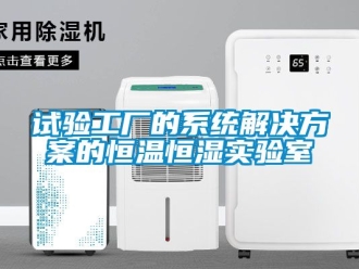 知识百科试验工厂的系统解决方案的恒温恒湿实验室