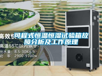 知识百科可程式恒温恒湿试验箱故障分析及工作原理