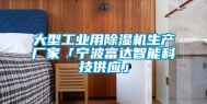 大型工业用除湿机生产厂家「宁波富达智能科技供应」