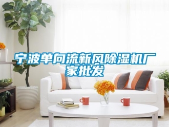 企业新闻宁波单向流新风除湿机厂家批发