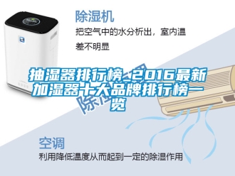 企业新闻抽湿器排行榜_2016最新加湿器十大品牌排行榜一览