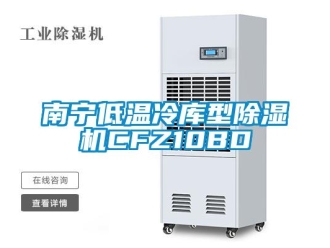 行业新闻南宁低温冷库型除湿机CFZ10BD