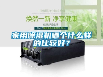 常见问题家用除湿机哪个什么样的比较好？