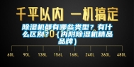 除湿机都有哪些类型？有什么区别？（内附除湿机精品品牌）