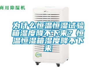 知识百科为什么恒温恒湿试验箱湿度降不下来？恒温恒湿箱湿度降不下来