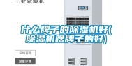 什么牌子的除湿机好(除湿机啥牌子的好)