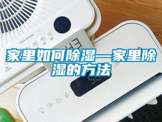 企业新闻家里如何除湿—家里除湿的方法