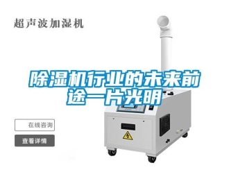 企业新闻除湿机行业的未来前途一片光明