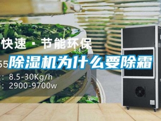 企业新闻除湿机为什么要除霜