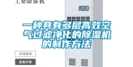 一种具有多层高效空气过滤净化的除湿机的制作方法