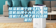 除湿机哪个牌子好，除湿机品牌十大排名，除湿机什么牌子最好品质最好