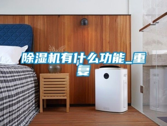 行业新闻除湿机有什么功能_重复