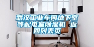 武汉工业车间地下室等配电室除湿机 返回列表页